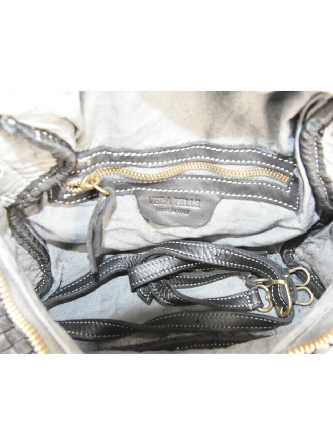 Borsa donna a mano in vera pelle...