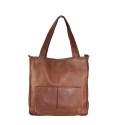 Borsa donna a spalla in vera pelle vintage - UN55861
