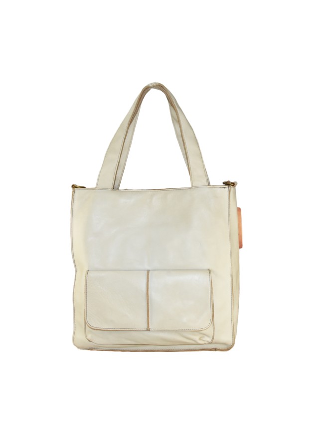 Woman vintage leather shoulder bag -...