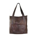 Borsa donna a spalla in vera pelle vintage - UN55861