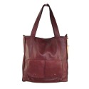 Woman vintage leather shoulder bag - UN55861