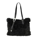 Borsa a spalla donna in ecopelle & teddy - BO262