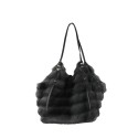 Woman synthetic fur shoulder bag - BO234