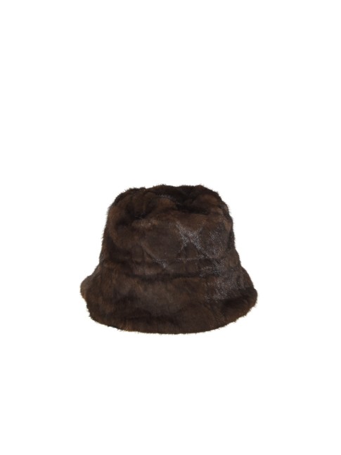 Synthetic fur woman hat  -...