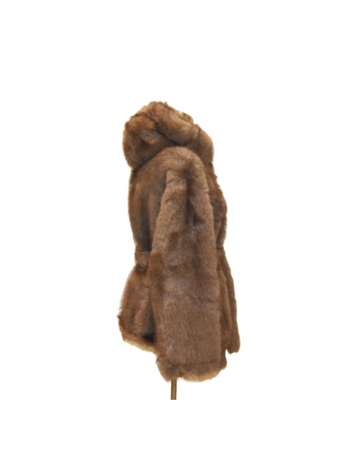 Synthetic fur jacket mink... 2