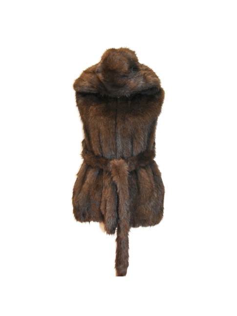 Synthetic fur gilet - 0558