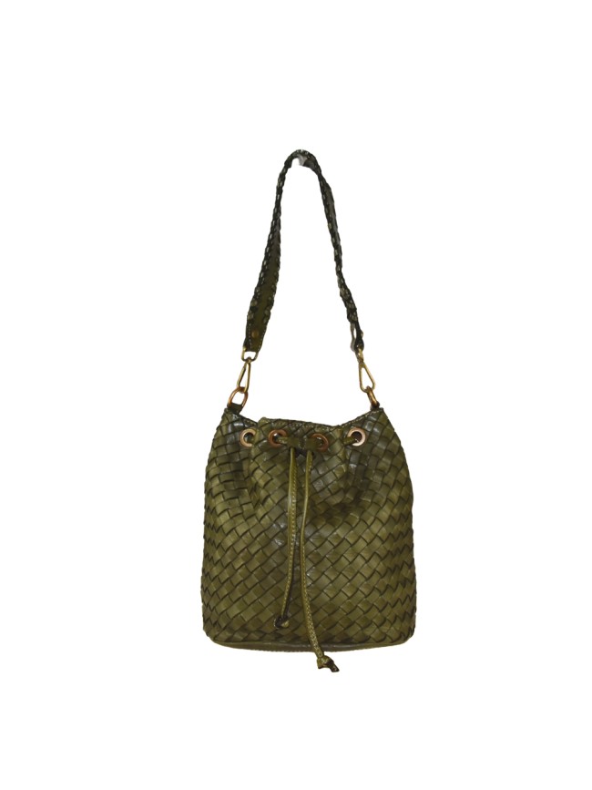 Woman vintage leather shoulder bag - GC48853