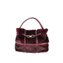 Woman synthetic fur shoulder bag - BO253