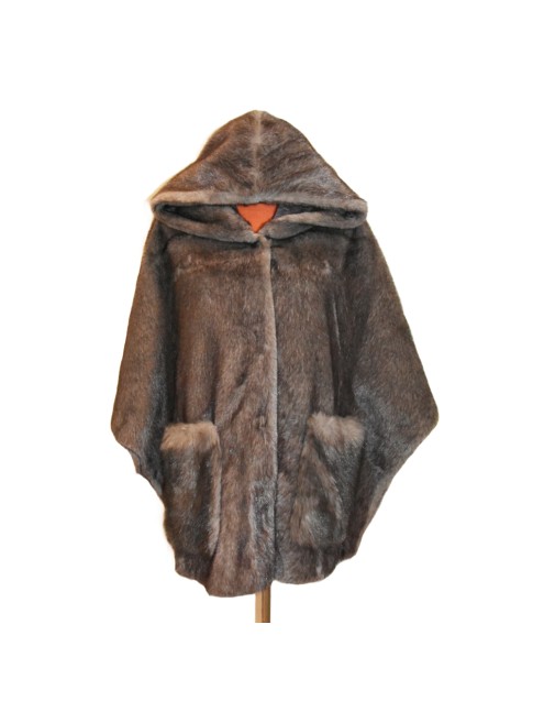 Synthetic fur cape - 0567