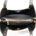 Suede leather hand bag with shoulder strap - JF32835