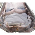 Borsa donna a spalla in vera pelle vintage con frange - YR55861