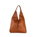 Woman vintage leather shoulder bag - SN45850