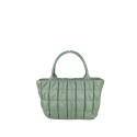 Embossed leather handbag with shoulder strap - SX34837