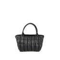 Embossed leather handbag with shoulder strap - SX34837