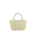 Embossed leather handbag with shoulder strap - SX34837