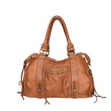 Woman vintage leather shoulder bag - BA58864
