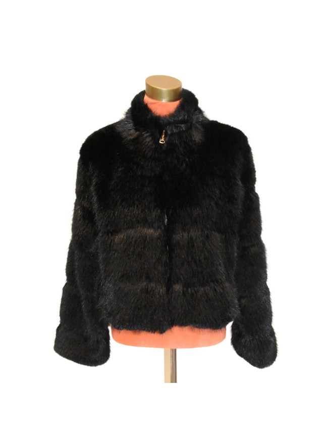 Synthetic fur jacket - 0584