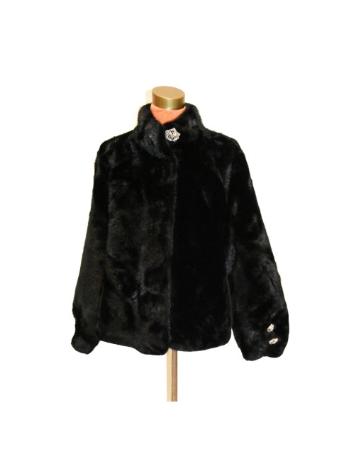 Synthetic fur jacket - 0532
