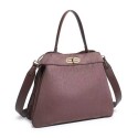 Woman synthetic leather hand bag - 52058