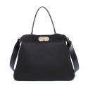Woman synthetic leather hand bag - 52058