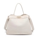 Woman synthetic leather hand bag - 52058