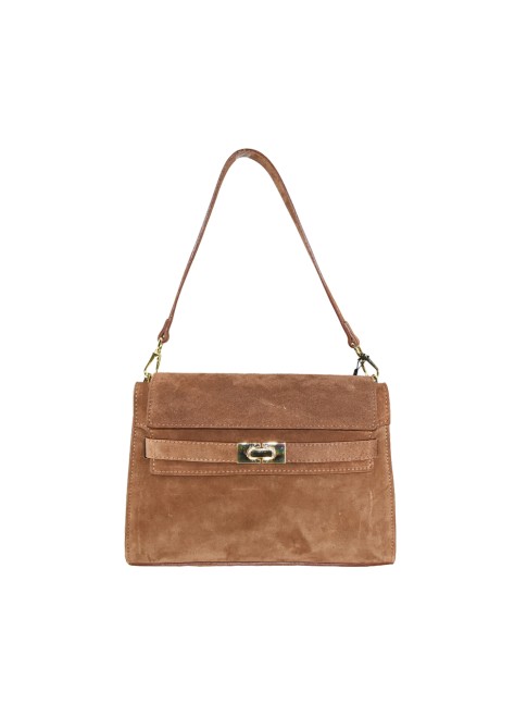Woman suede leather...