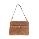 Borsa a spalla in pelle camoscio 100% made italy - LB42846