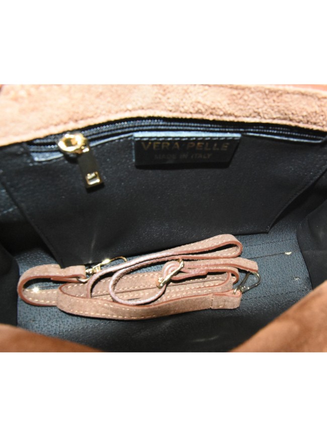 Borsa a spalla in pelle camoscio 100%... Borsa a spalla in pelle camoscio 100%...