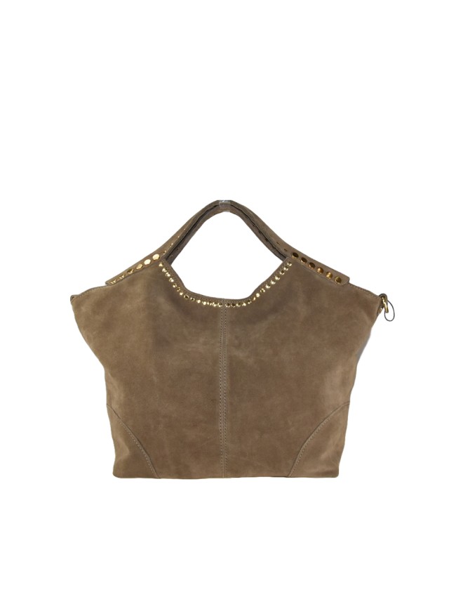 Suede leather hand bag with shoulder... Suede leather hand bag with shoulder...