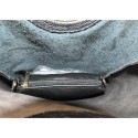 Hand fur leather bag with shoulder strap - GC29832