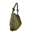 Borsa da spalla in pelle intrecciato effetto vintage - JZ59865