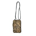 Woman leather mobile pochette - KM15817