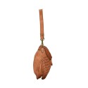 Woman washed woven leather bag - ZB45850