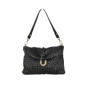 Woman washed woven leather bag - ZB45850