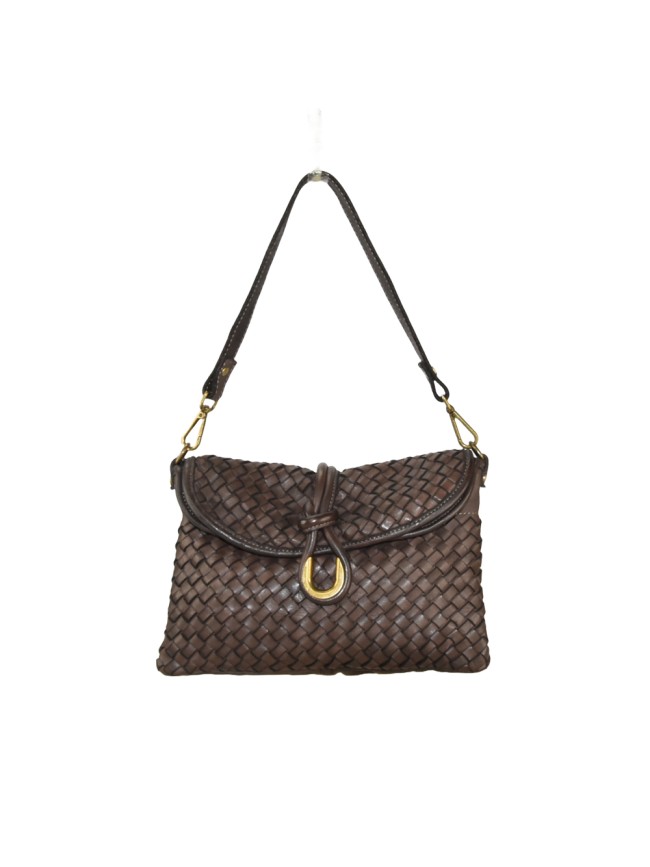 Woman washed woven leather bag - ZB45850 Woman washed woven leather bag - ZB45850