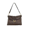 Woman washed woven leather bag - ZB45850