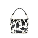 Borsa a spalla donna in pelle cavallino con tracolla - MM25827
