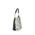 Borsa a spalla donna in pelle cavallino con tracolla - MM25827