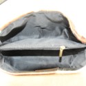 Fur leather hand bag with shoulder strap - MP45850