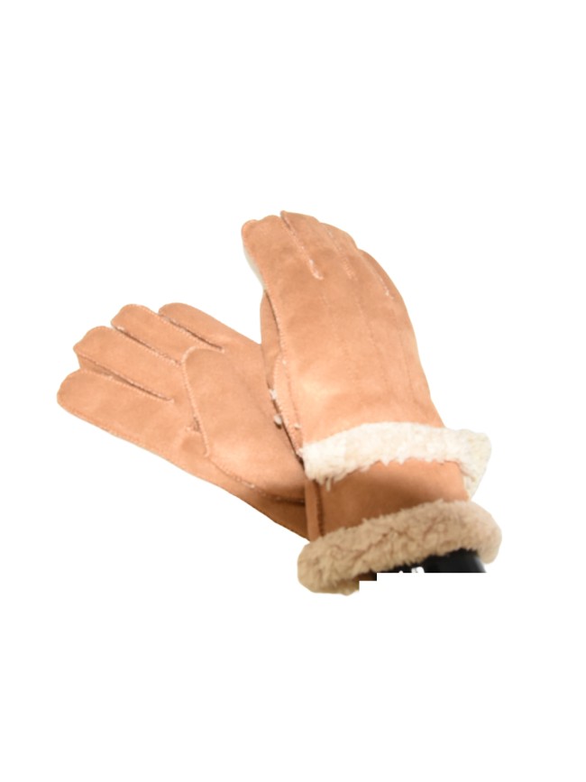 Glove soft fabric with synthetic fur... Glove soft fabric with synthetic fur...