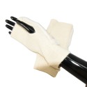Glove soft fabric with synthetic fur - 2116