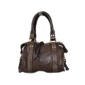 Borsa donna a spalla in vera pelle vintage - BT45850