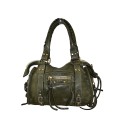 Woman vintage leather shoulder bag - BT45850