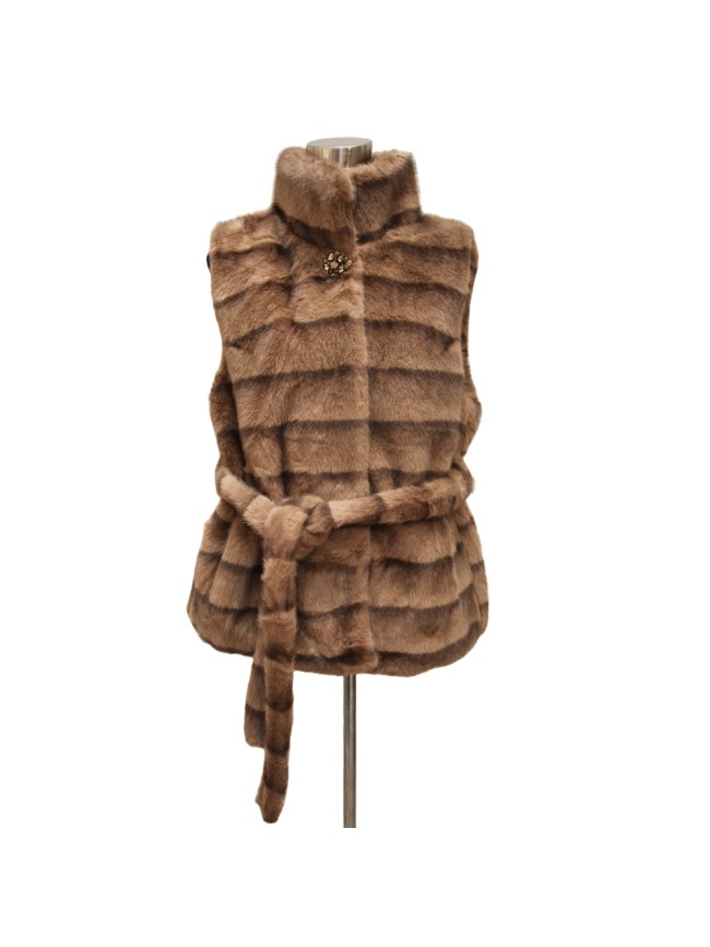 Synthetic fur gilet - 0527