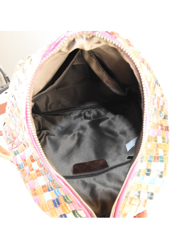 Zaino intrecciato patchwork - 1320