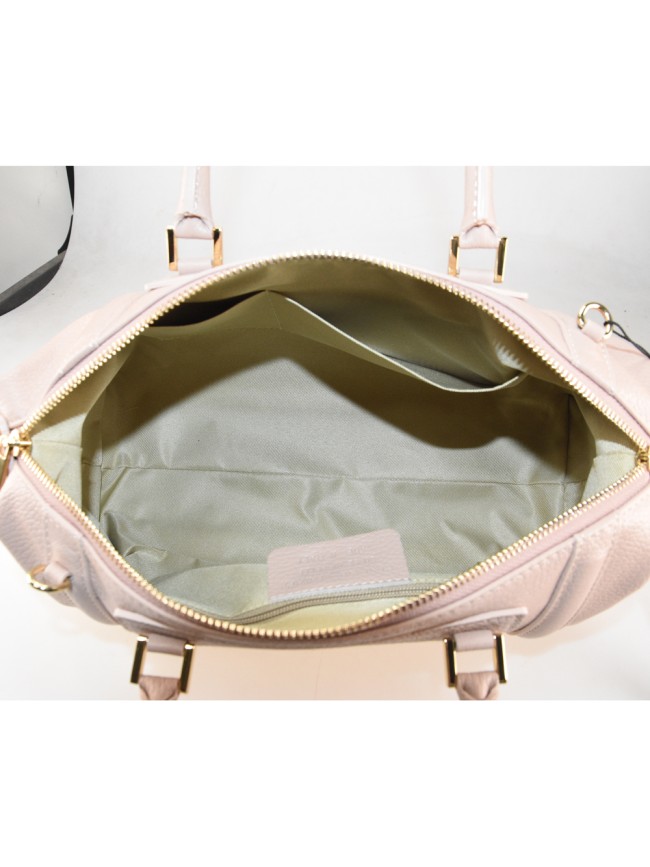 Borsa a mano in pelle con tracolla -...