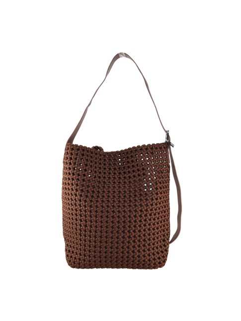 Borsa a spalla in pelle e...