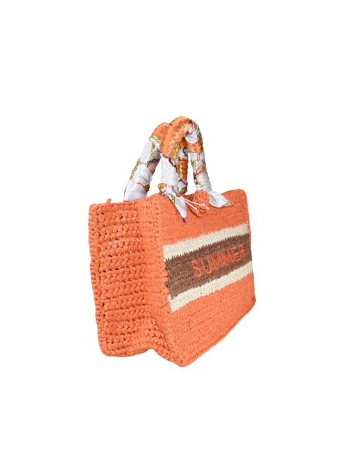 Woman Rafia hand bag - BO502 2