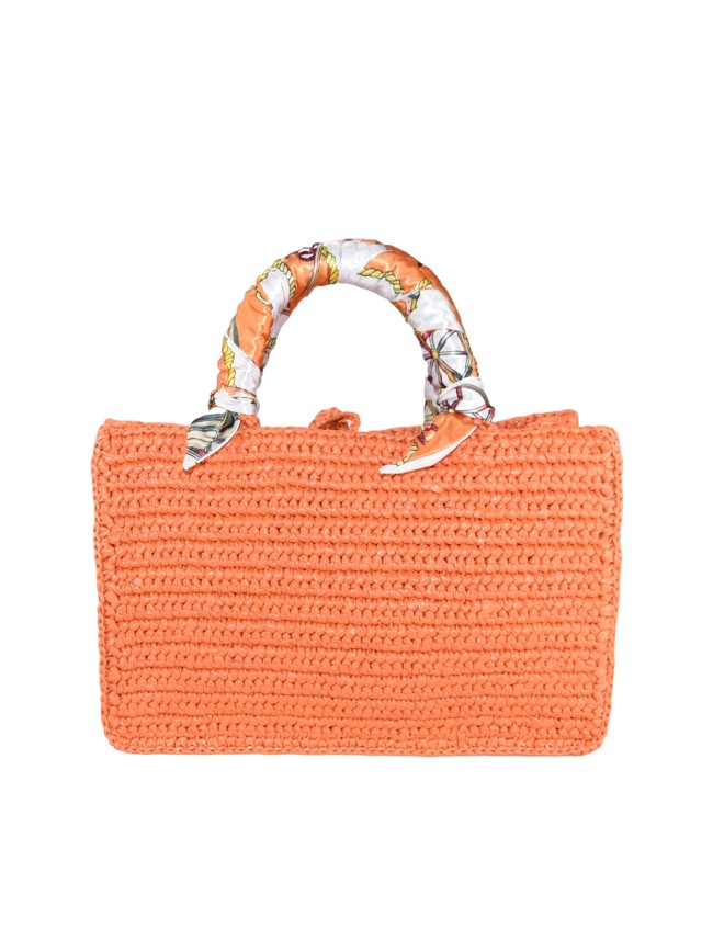 Woman Rafia hand bag - BO502