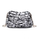 Textile pochette with shoulder strap - 51010